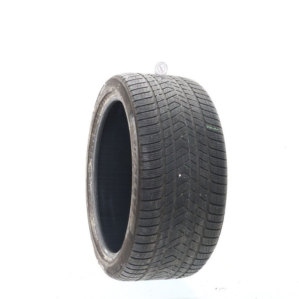 Set of (2) Used 315/35R22 Pirelli Scorpion Winter 111H - 5.5-6.5/32 - Image 1