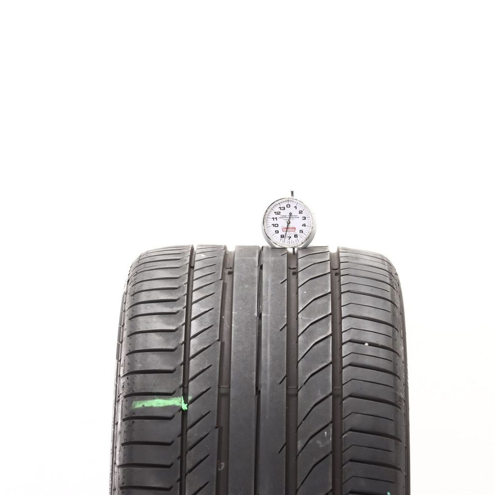 Set of (2) Used 255/35R19 Continental ContiSportContact 5 SSR MOE 96Y - 7.5/32 - Image 2