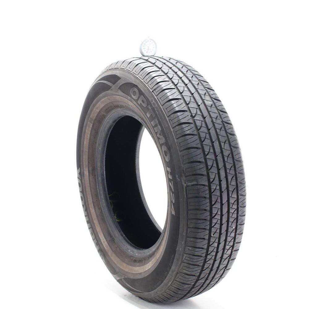 Set of (2) Used 215/75R15 Hankook Optimo H724 100S - 7.5-8.5/32 - Image 1