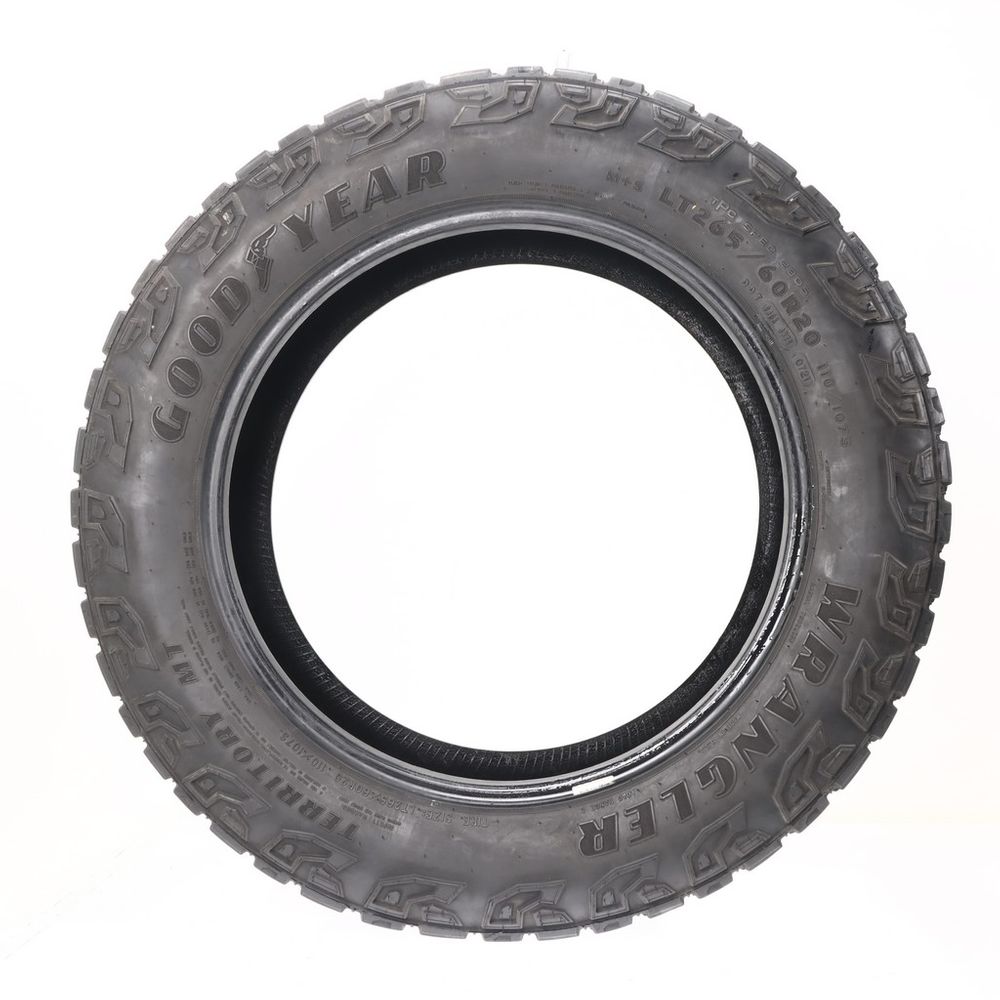 Set of (2) Used LT 265/60R20 Goodyear Wrangler Territory MT 110/107S C - 10.5-11.5/32 - Image 3