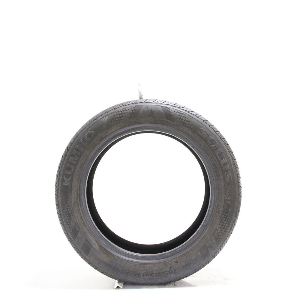 Set of (2) Used 185/55R15 Kumho Solus TA31 82H - 7-8.5/32 - Image 3