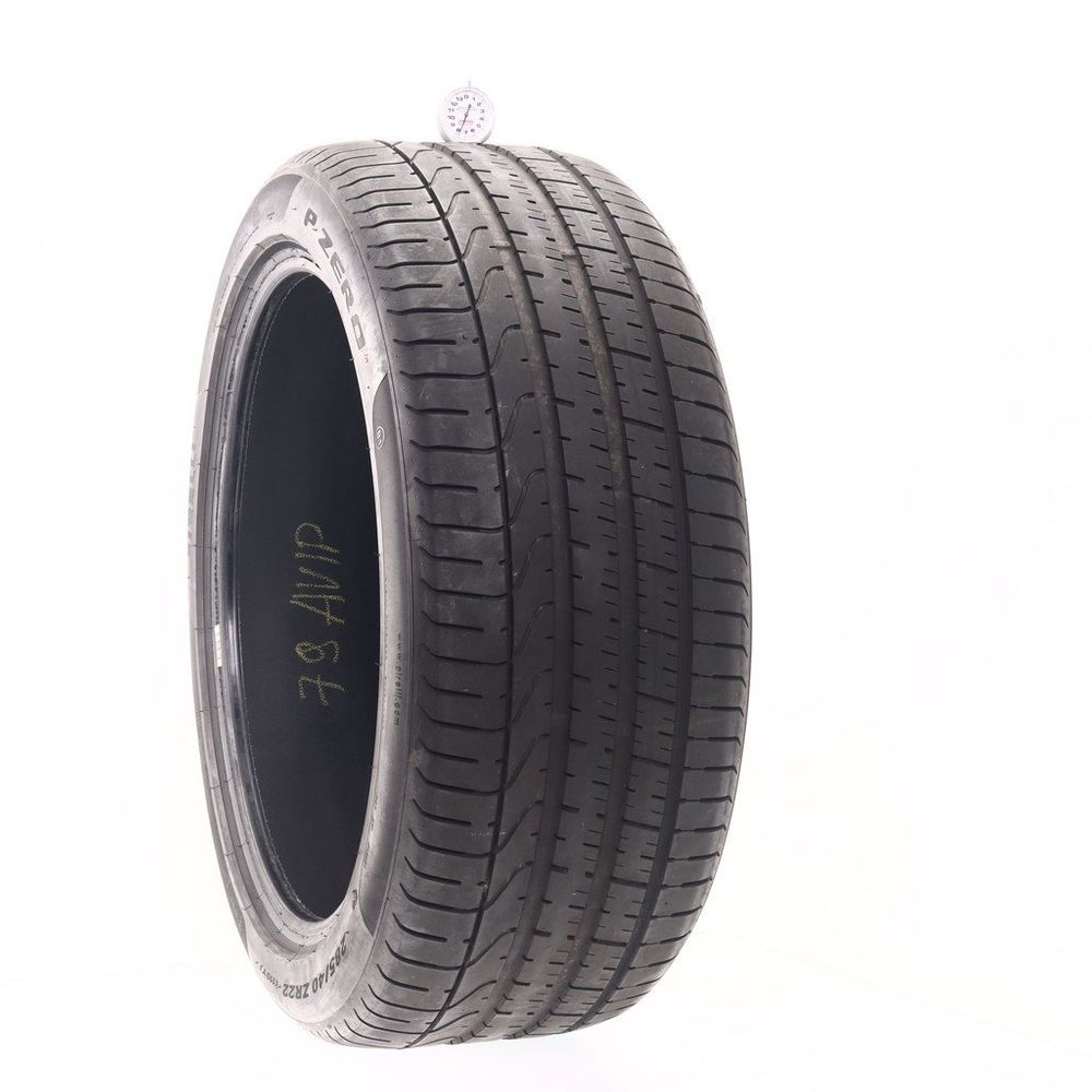 Set of (2) Used 285/40ZR22 Pirelli P Zero B1 110Y - 7.5-9/32 - Image 1