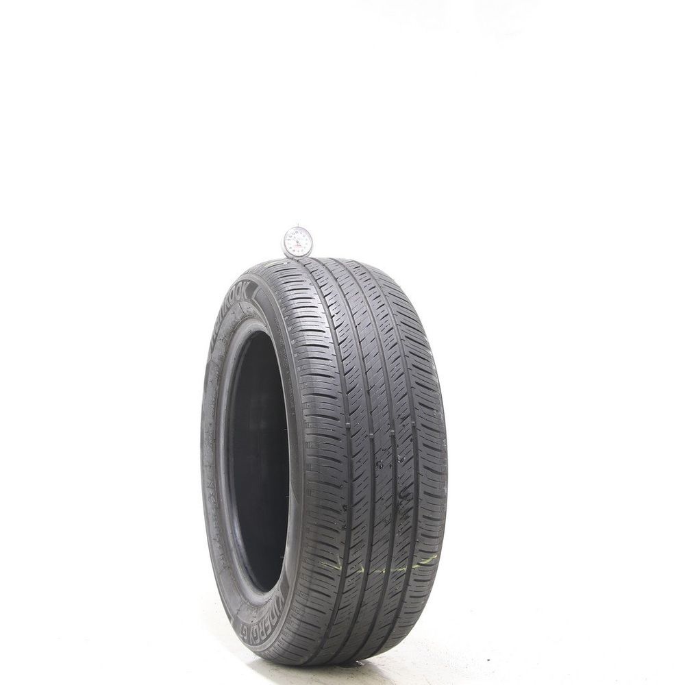 Set of (2) Used 215/55R16 Hankook Kinergy GT 93H - 5.5-7/32 - Image 1