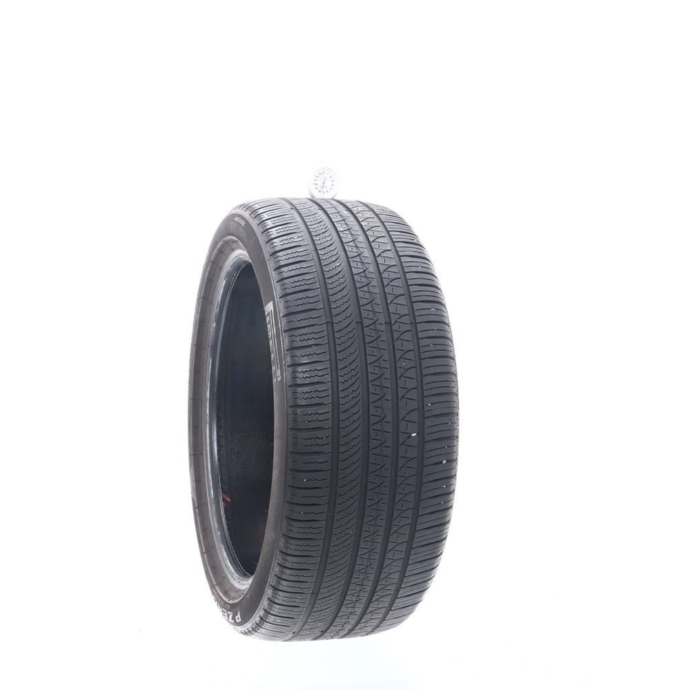 Set of (2) Used 255/40R19 Pirelli P Zero 100H - 7.5/32 - Image 1