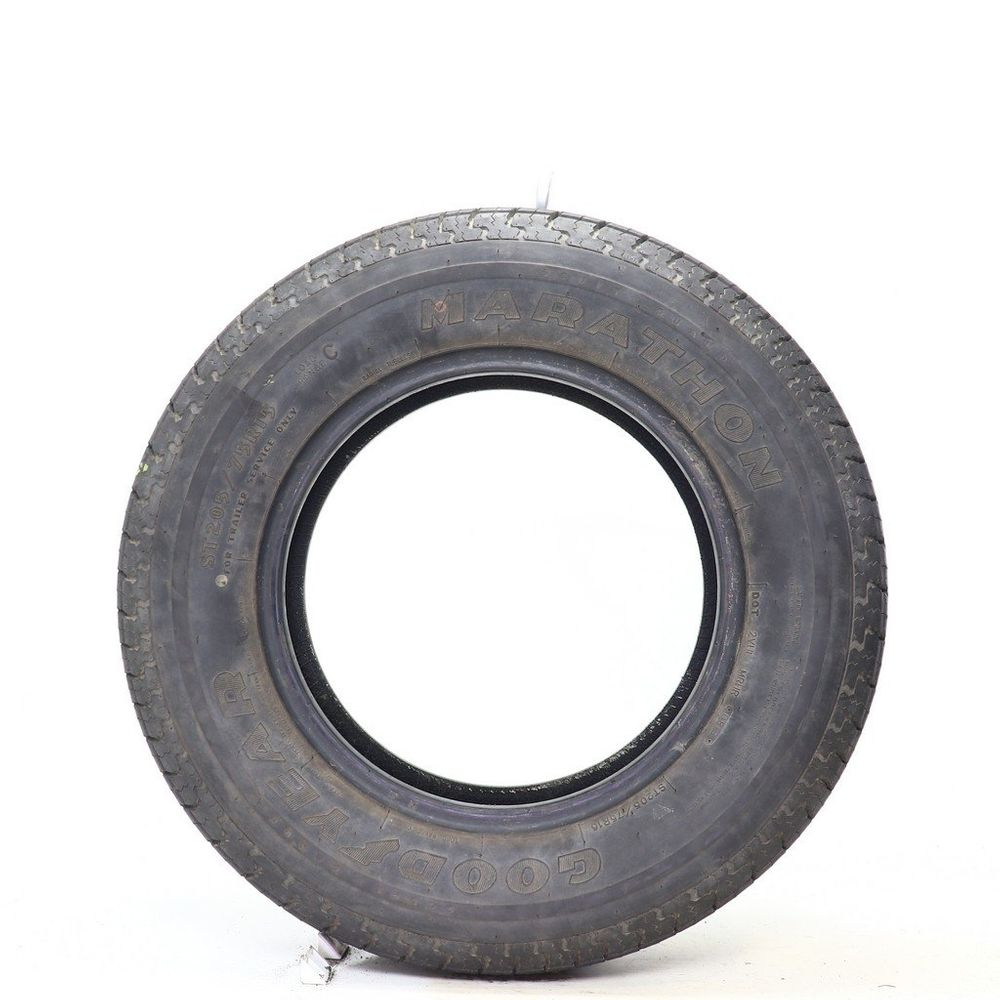 Set of (2) Used ST 205/75R15 Goodyear Marathon 1N/A C - 7.5-9/32 - Image 3