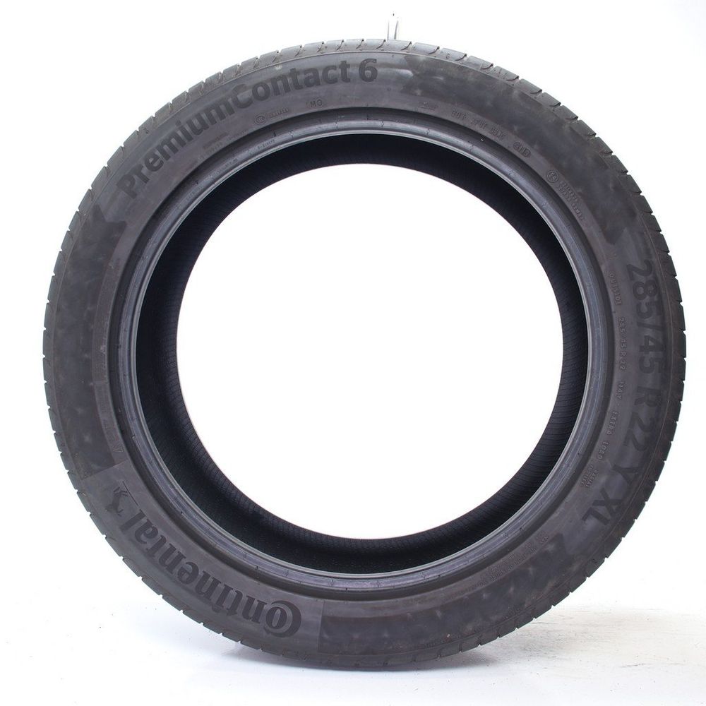 Set of (2) Used 285/45R22 Continental PremiumContact 6 MO 114Y - 6.5-7/32 - Image 3