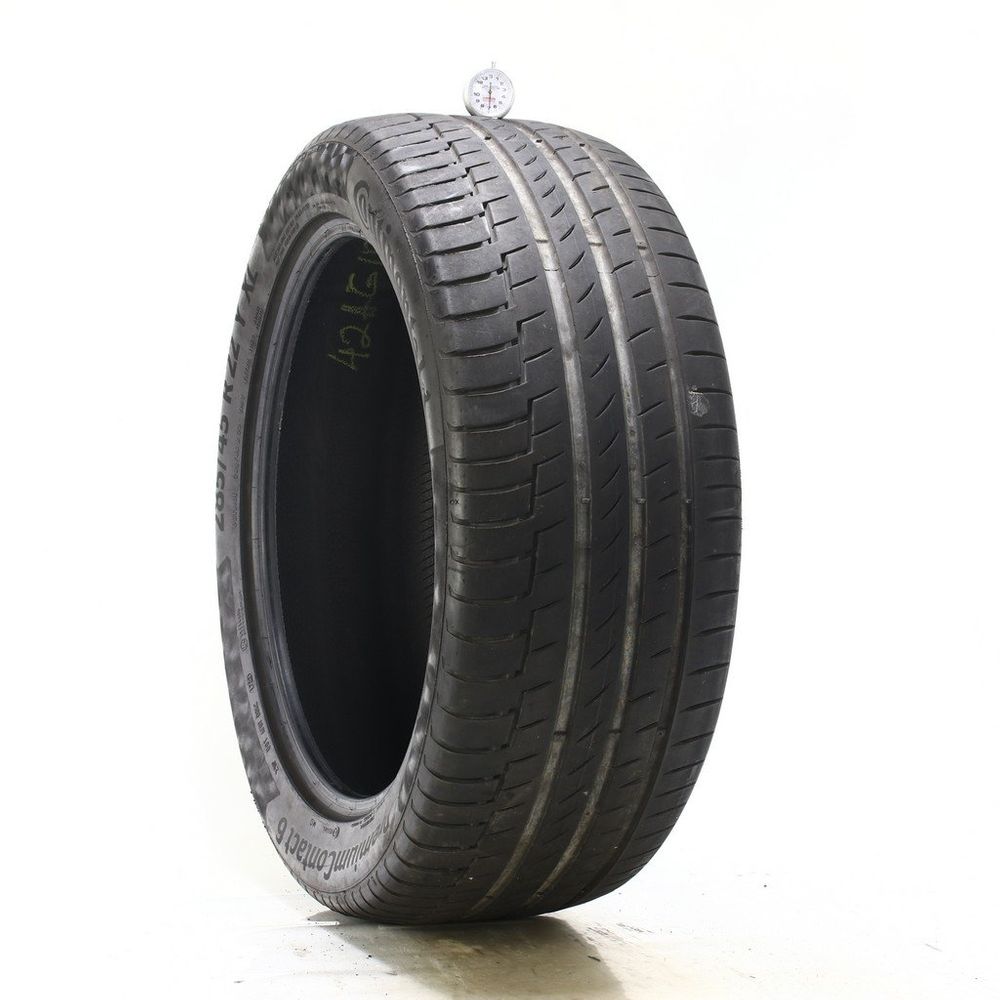 Set of (2) Used 285/45R22 Continental PremiumContact 6 MO 114Y - 6.5-7/32 - Image 4