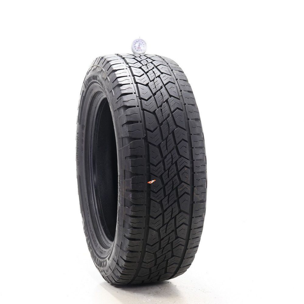 Set of (2) Used 245/60R18 Continental TerrainContact AT 105H - 7.5-8/32 - Image 1