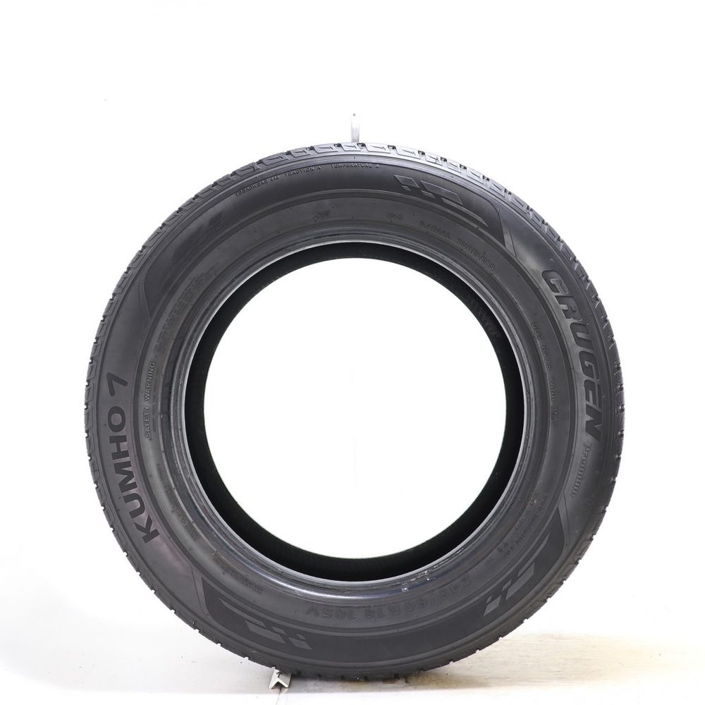 Set of (2) Used 245/60R18 Kumho Crugen Premium 105V - 7-8/32 - Image 3
