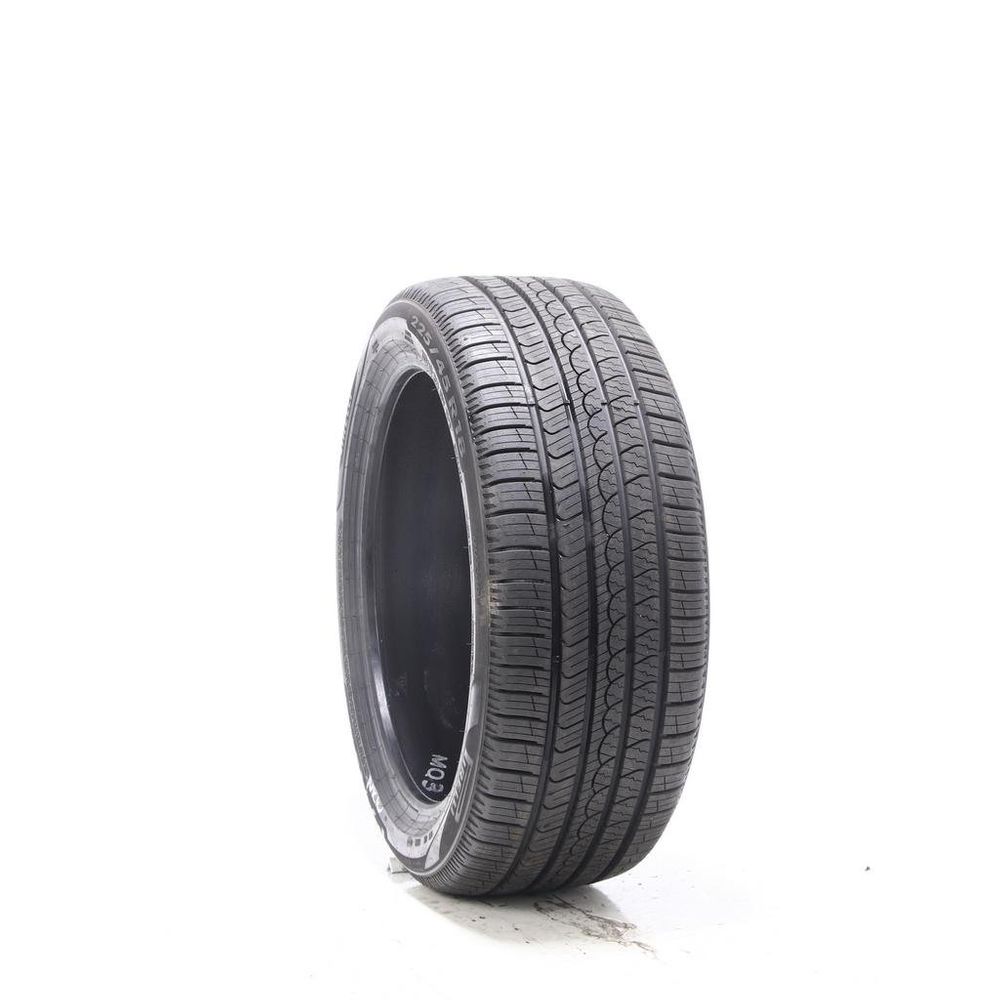 Set of (2) Driven Once 225/45R18 Pirelli P7 AS Plus 3 95V - 10/32 - Image 1