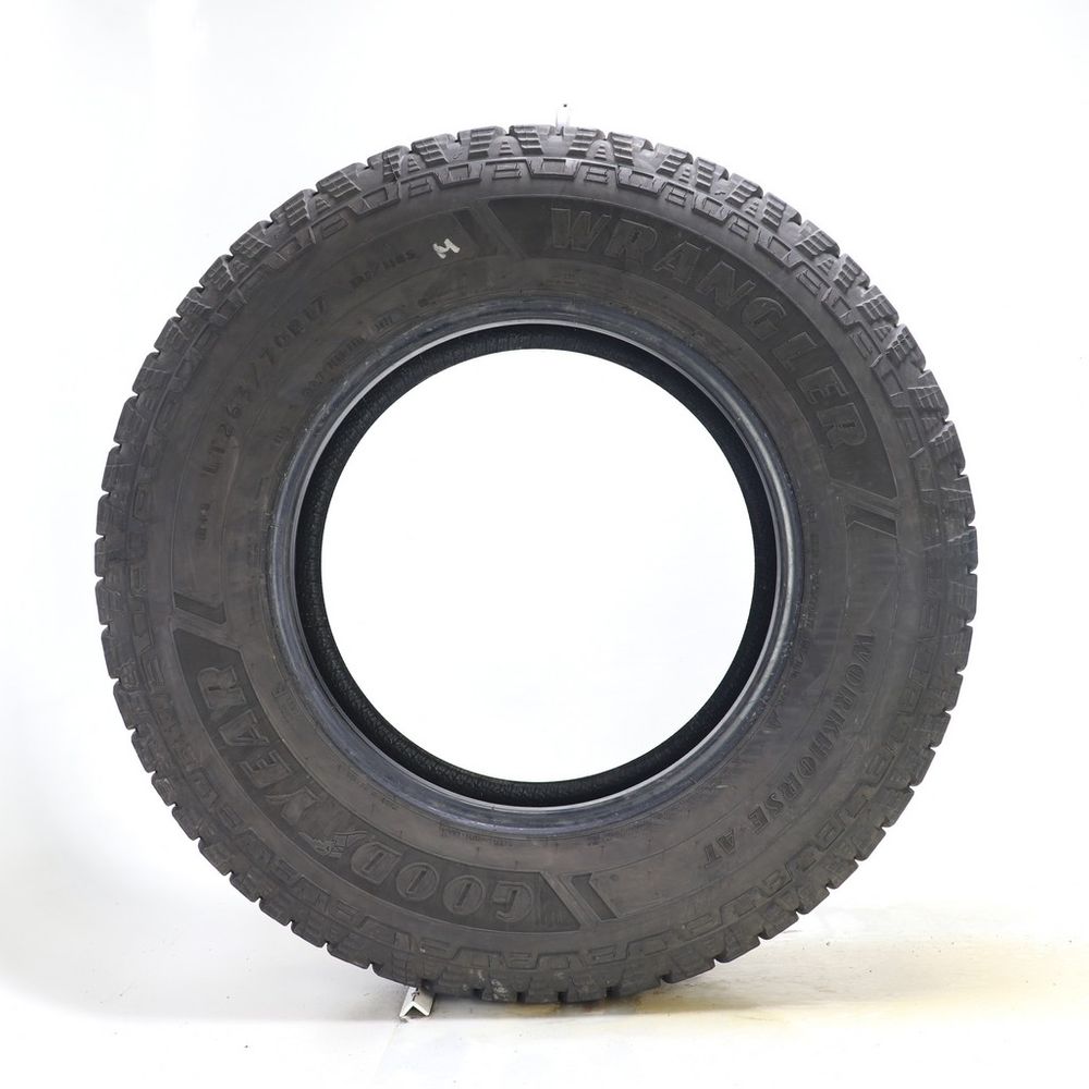 Used LT 265/70R17 Goodyear Wrangler Workhorse AT 121/118S E - 9/32 - Image 3