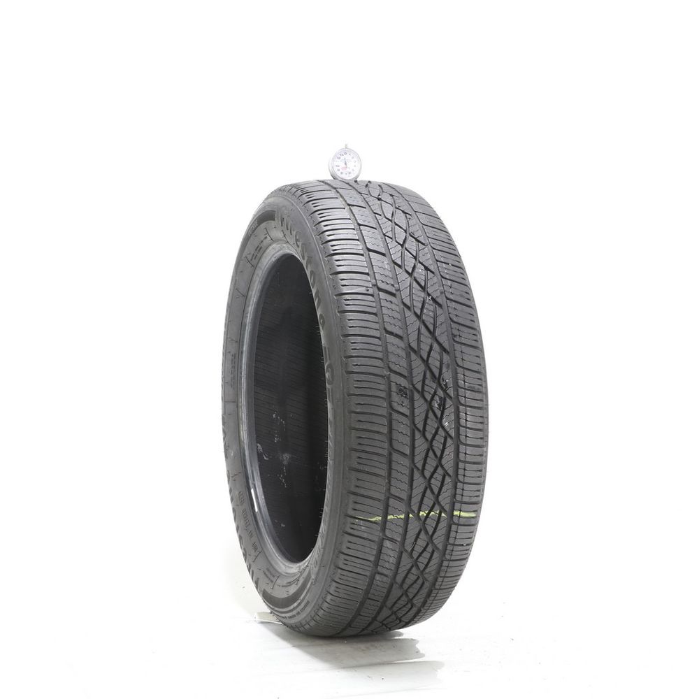 Set of (2) Used 215/55R18 Firestone Firehawk AS V2 95H - 6-7.5/32 - Image 1
