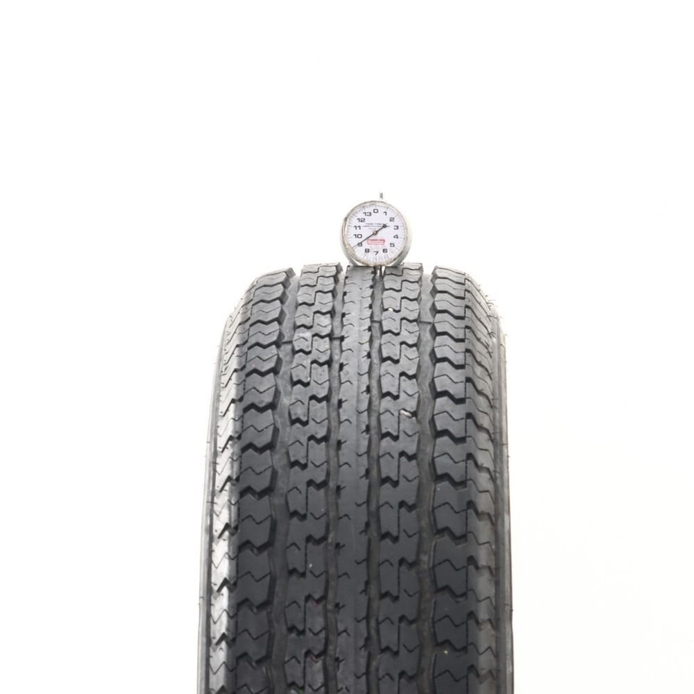 Set of (2) Used ST 225/75R15 Power King Towmax STR II 117/112L E - 9/32 - Image 2