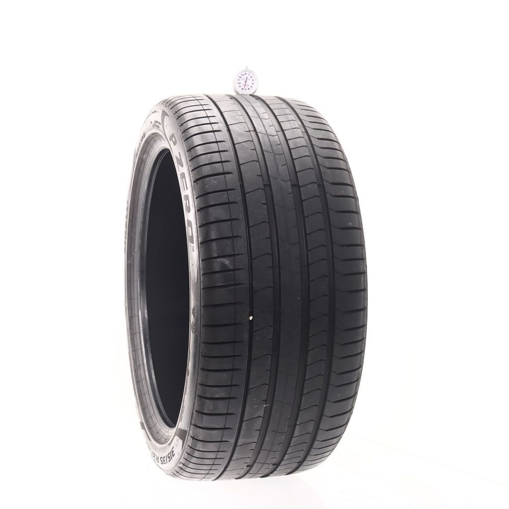 Set of (2) Used 315/35R21 Pirelli P Zero PZ4 Run Flat 111Y - 7.5-8/32 - Image 1