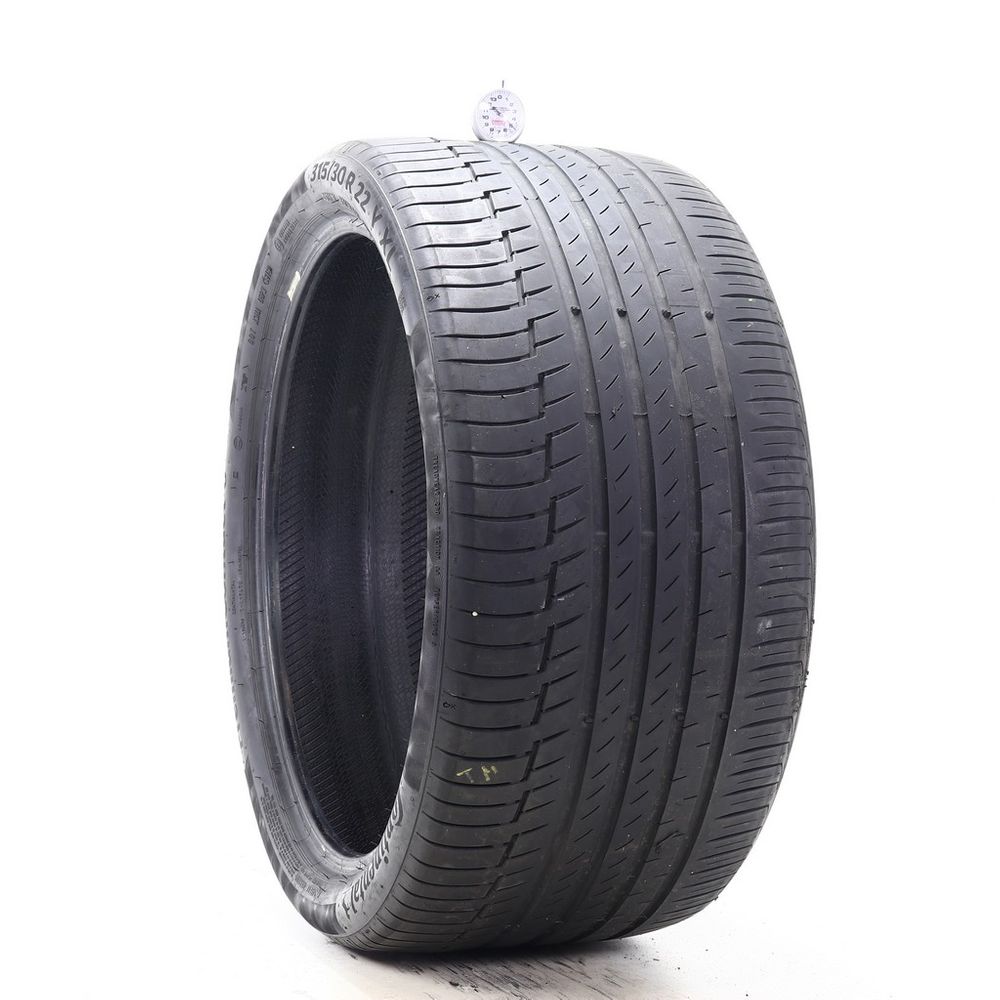 Used 315/30R22 Continental PremiumContact 6 107Y - 5/32 - Image 1