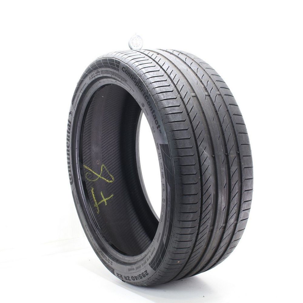 Set of (2) Used 285/40ZR22 Continental ContiSportContact 5P MO 106Y - 6.5/32 - Image 1