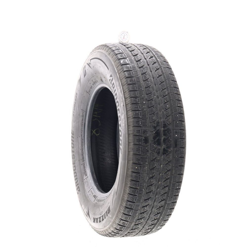 Set of (2) Used LT 255/75R17 Bridgestone Blizzak LT 111/108R C - 7.5-8/32 - Image 1