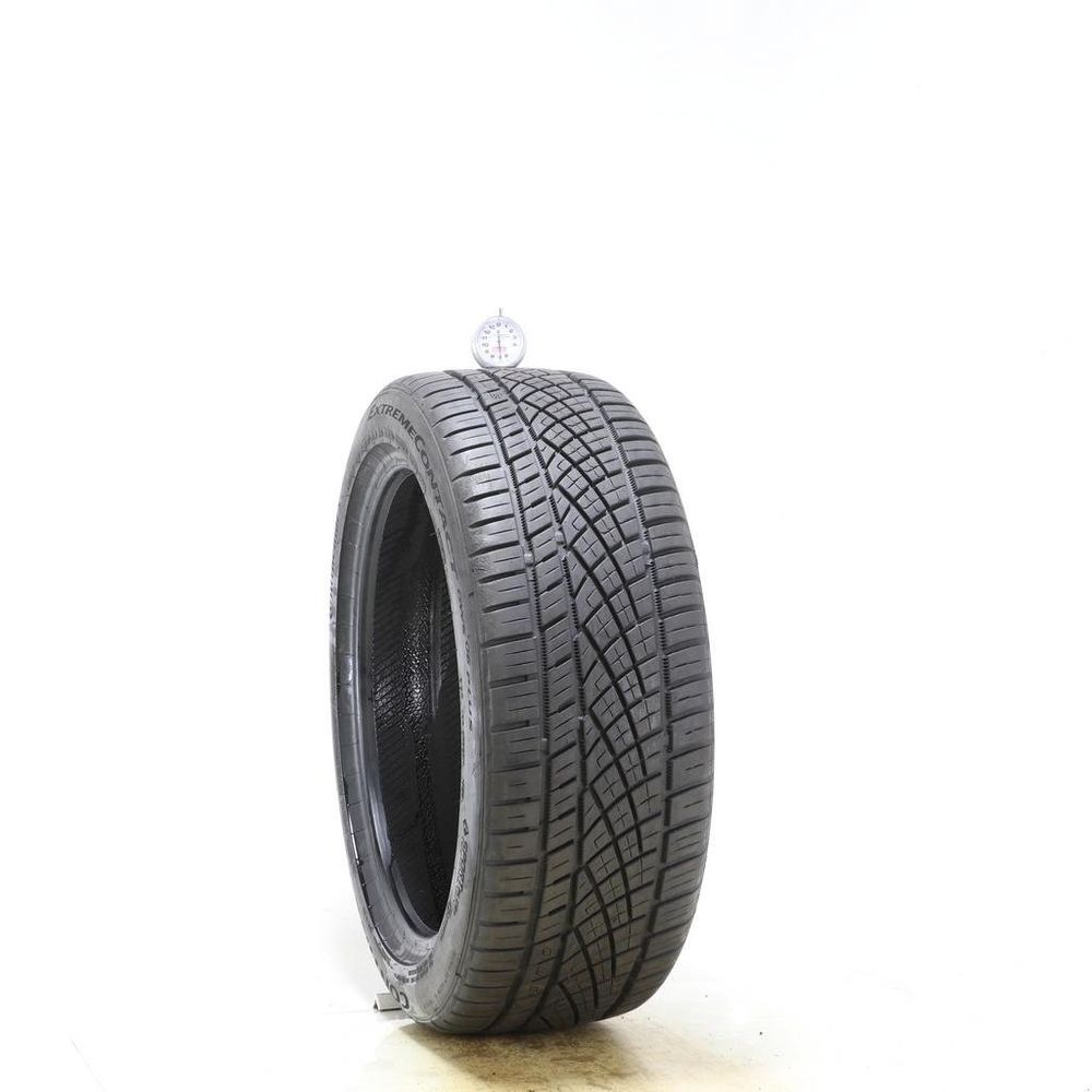 Set of (2) Used 215/45ZR17 Continental ExtremeContact DWS06 Plus 91W - 6.5-8/32 - Image 1