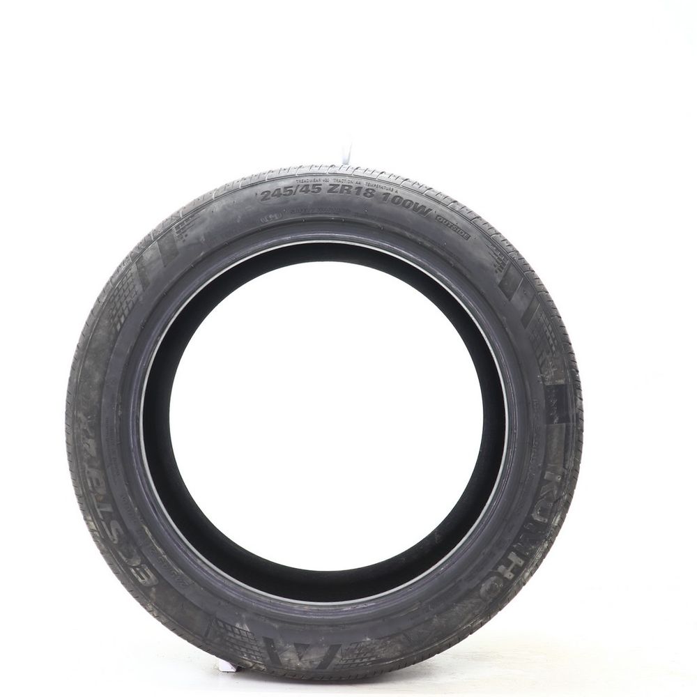 Set of (2) Used 245/45ZR18 Kumho Ecsta 4X II 100W - 8.5-9/32 - Image 6