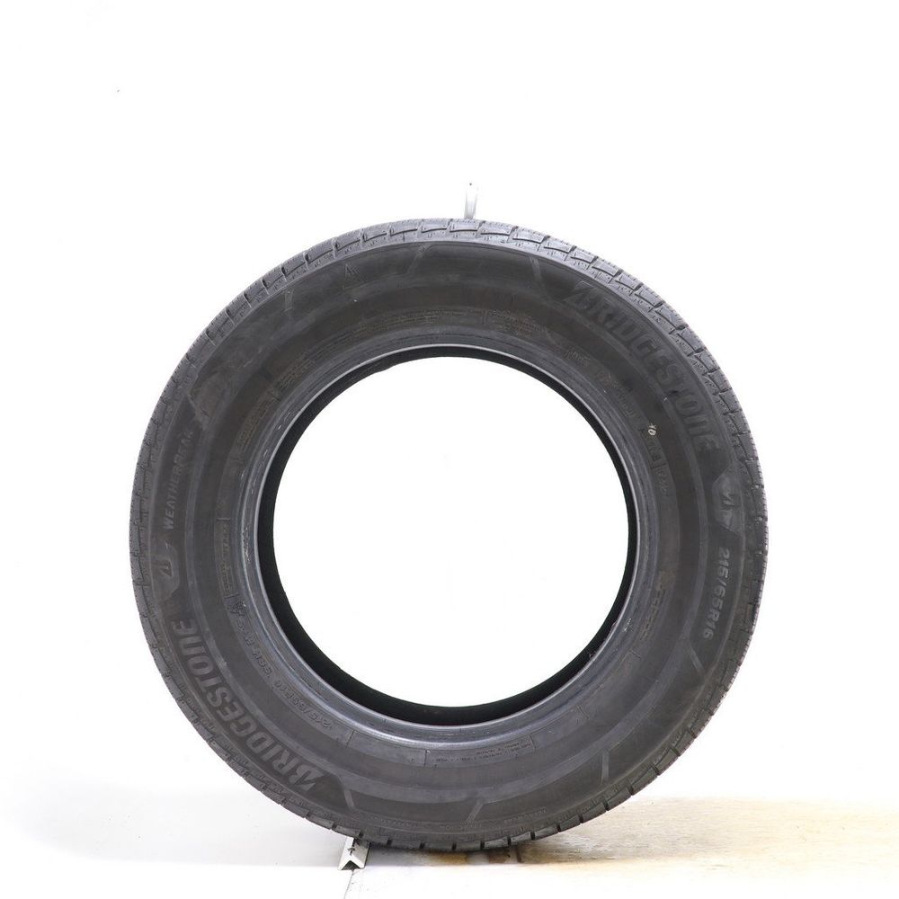 Set of (2) Used 215/65R16 Bridgestone WeatherPeak 98H - 7.5-8.5/32 - Image 6