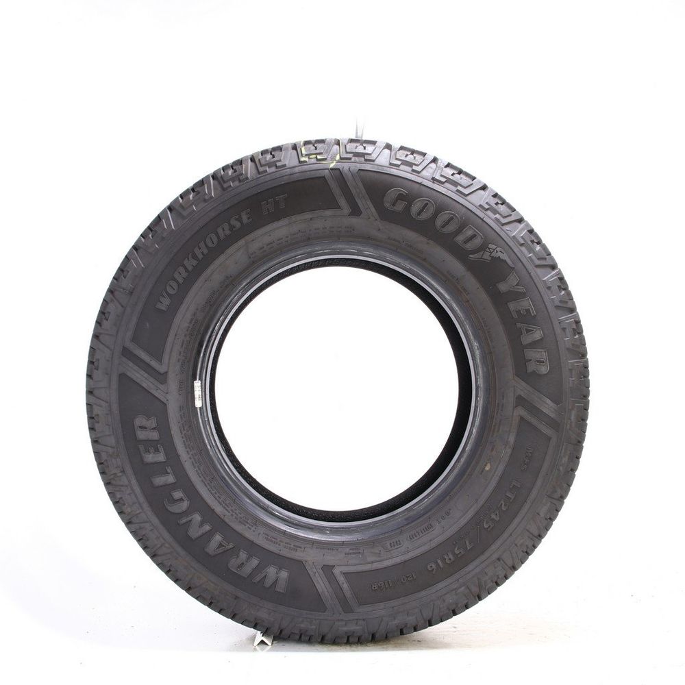 Set of (2) Used LT 245/75R16 Goodyear Wrangler Workhorse HT 120/116R E - 13-14/32 - Image 3