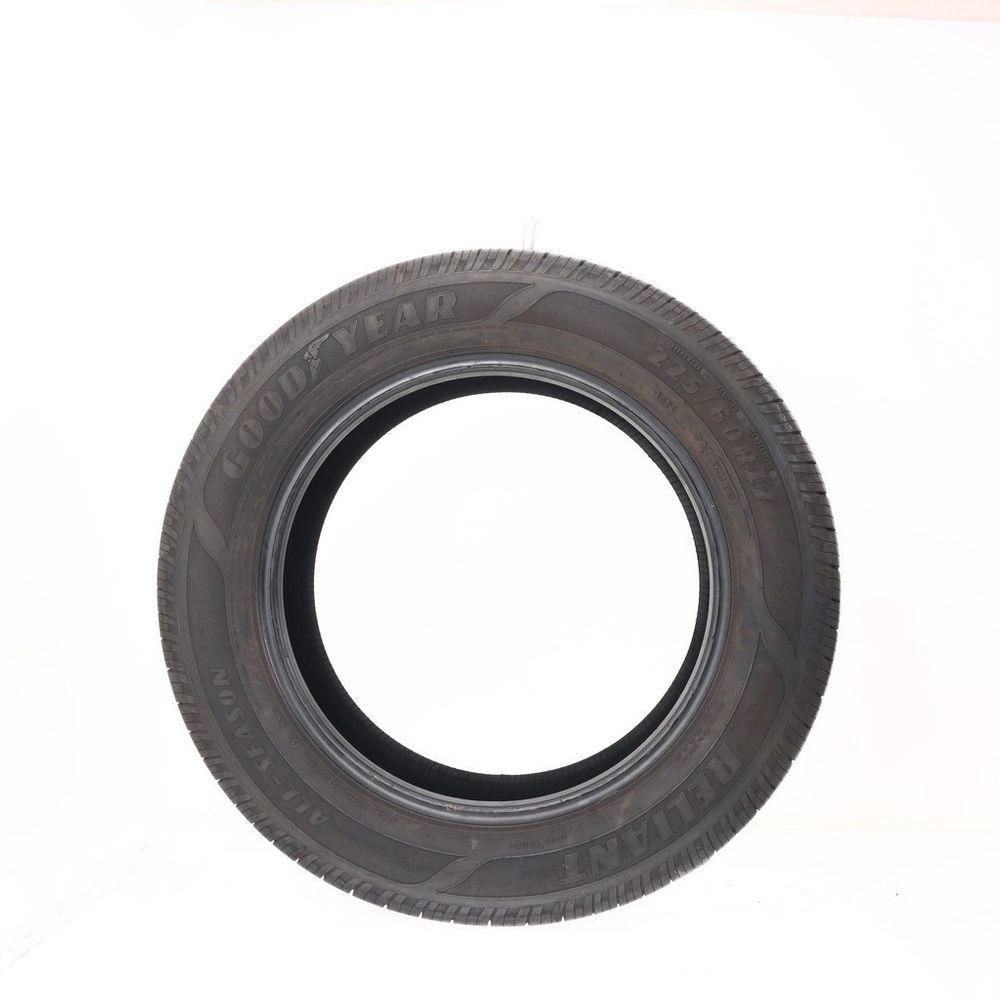 Set of (4) Used 225/60R17 Goodyear Reliant All-season 99V - 9-9.5/32 - Image 3