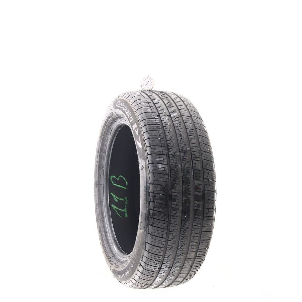 Set of (2) Used 245/50R18 Pirelli Cinturato P7 Run Flat 100V - 7-8/32 - Image 4