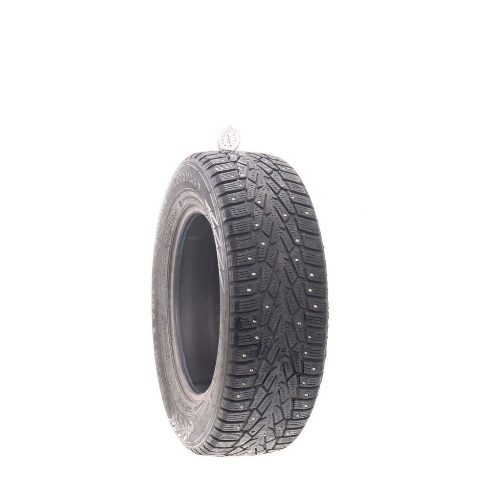 Set of (2) Used 205/65R15 Nokian Nordman 7 Studded 99T - 6-7/32 - Image 1