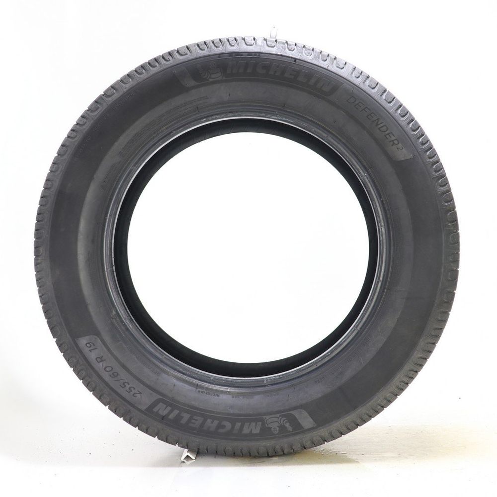 Set of (2) Used 255/60R19 Michelin Defender 2 109H - 9-10/32 - Image 3