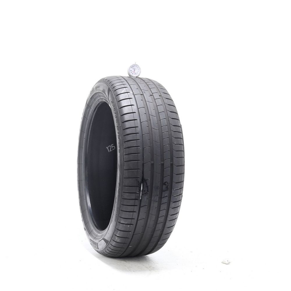 Set of (2) Used 225/45R19 Pirelli P Zero PZ4 Run Flat 96W - 5-6/32 - Image 4