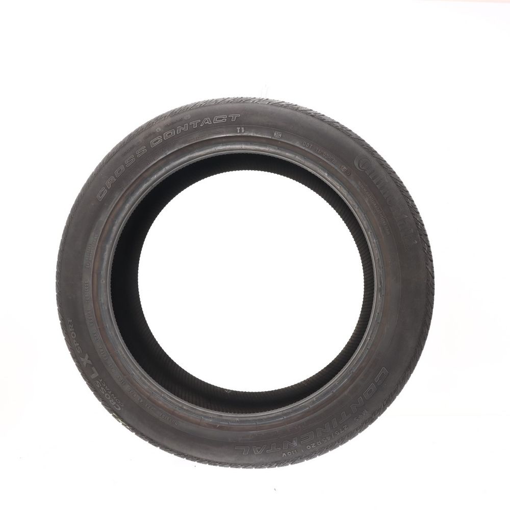Set of (4) Used 275/45R20 Continental CrossContact LX Sport T1 ContiSilent 110V - 6.5-7/32 - Image 3