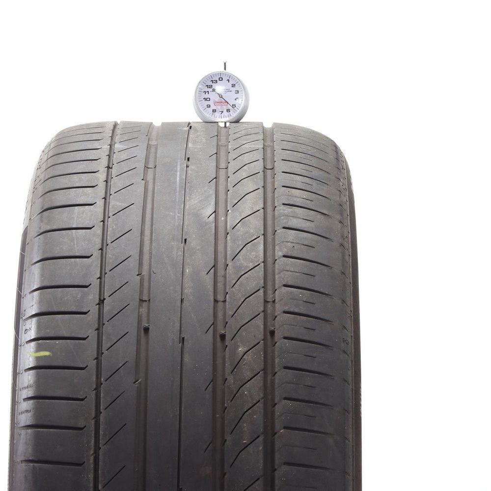 Set of (2) Used 285/40R22 Continental ContiSportContact 5 ContiSeal 110Y - 5/32 - Image 2