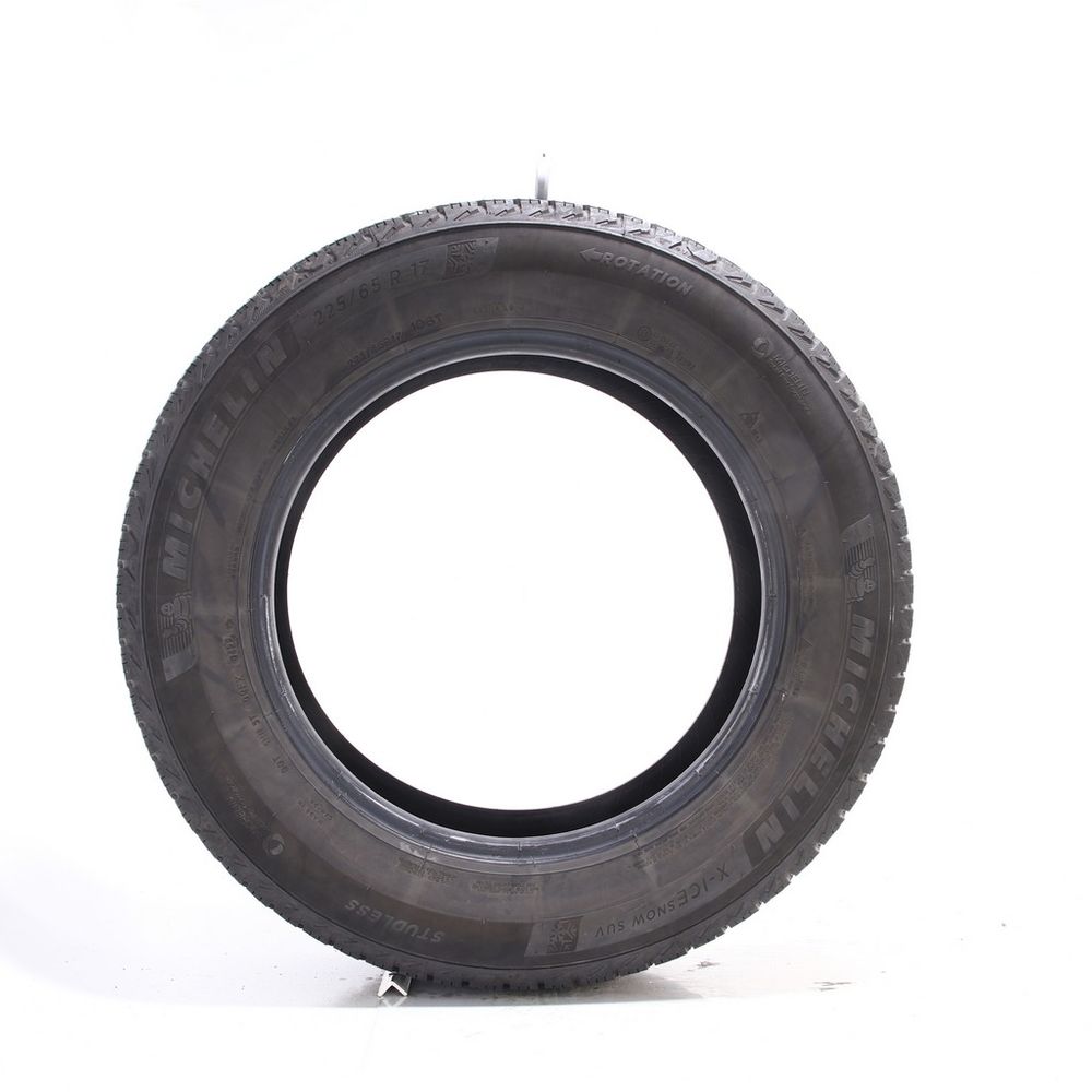 Set of (2) Used 225/65R17 Michelin X-Ice Snow SUV 106T - 8-9/32 - Image 3