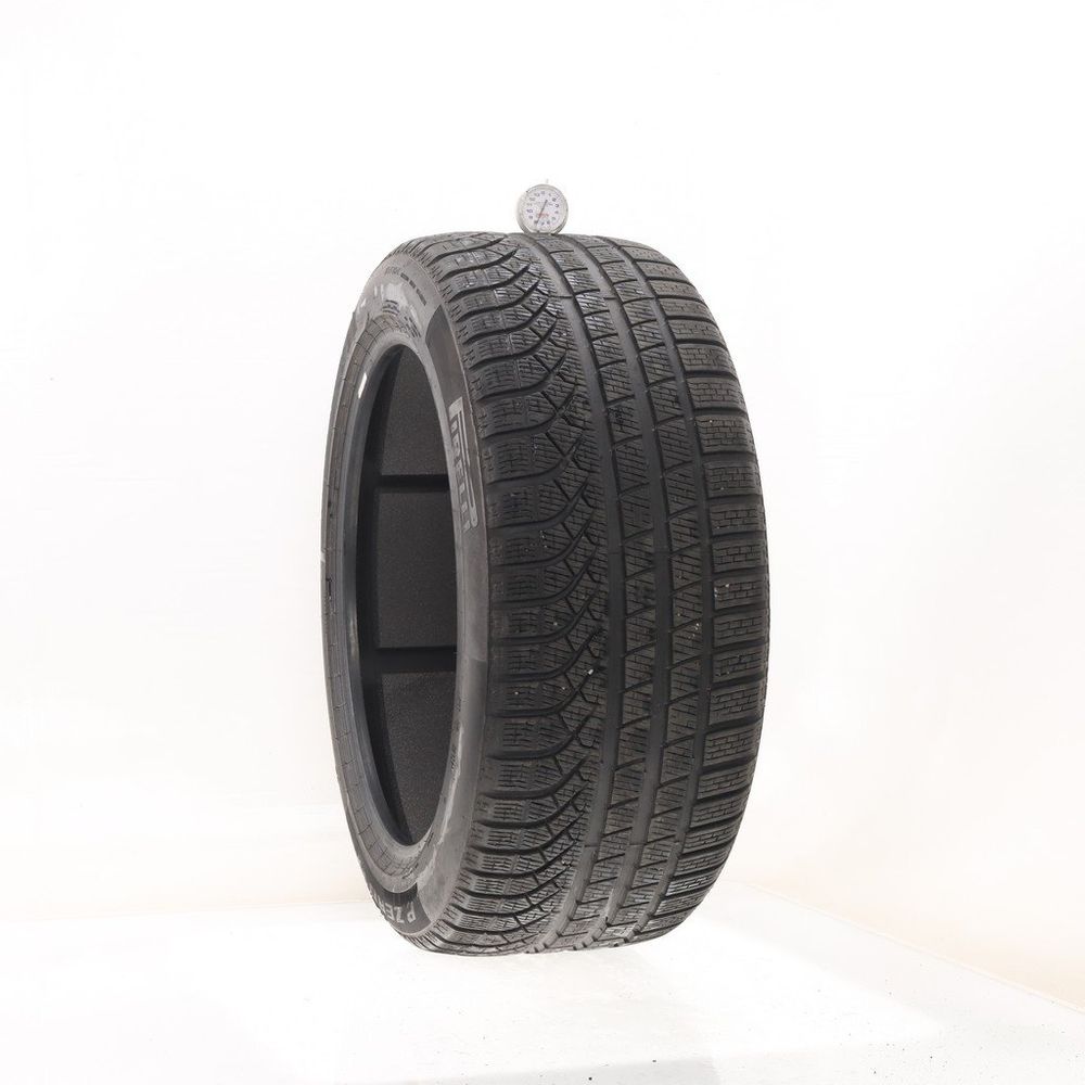 Set of (2) Used 255/45R19 Pirelli P Zero Winter TO Elect PNCS 104V - 7.5-9/32 - Image 1