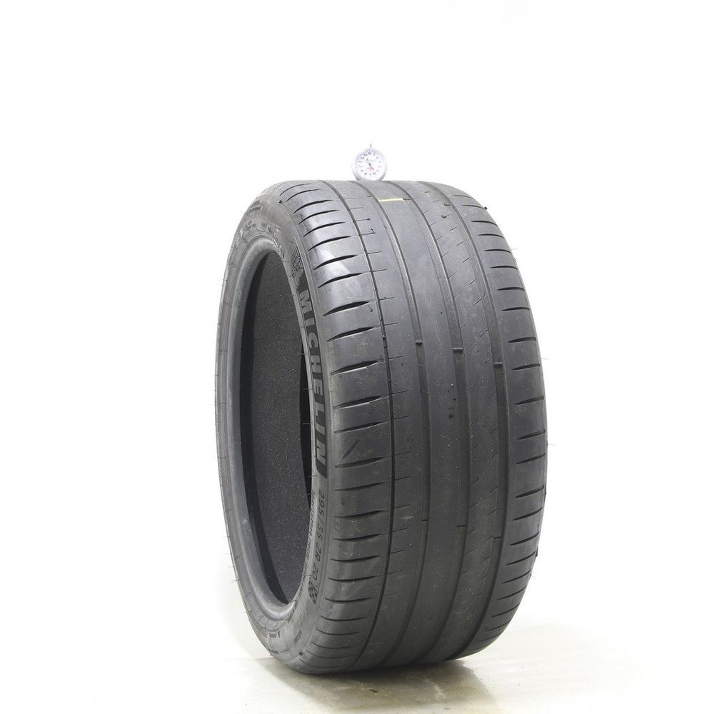 Set of (2) Used 295/35ZR20 Michelin Pilot Sport 4 S MO1 Acoustic 105Y - 5-5.5/32 - Image 4