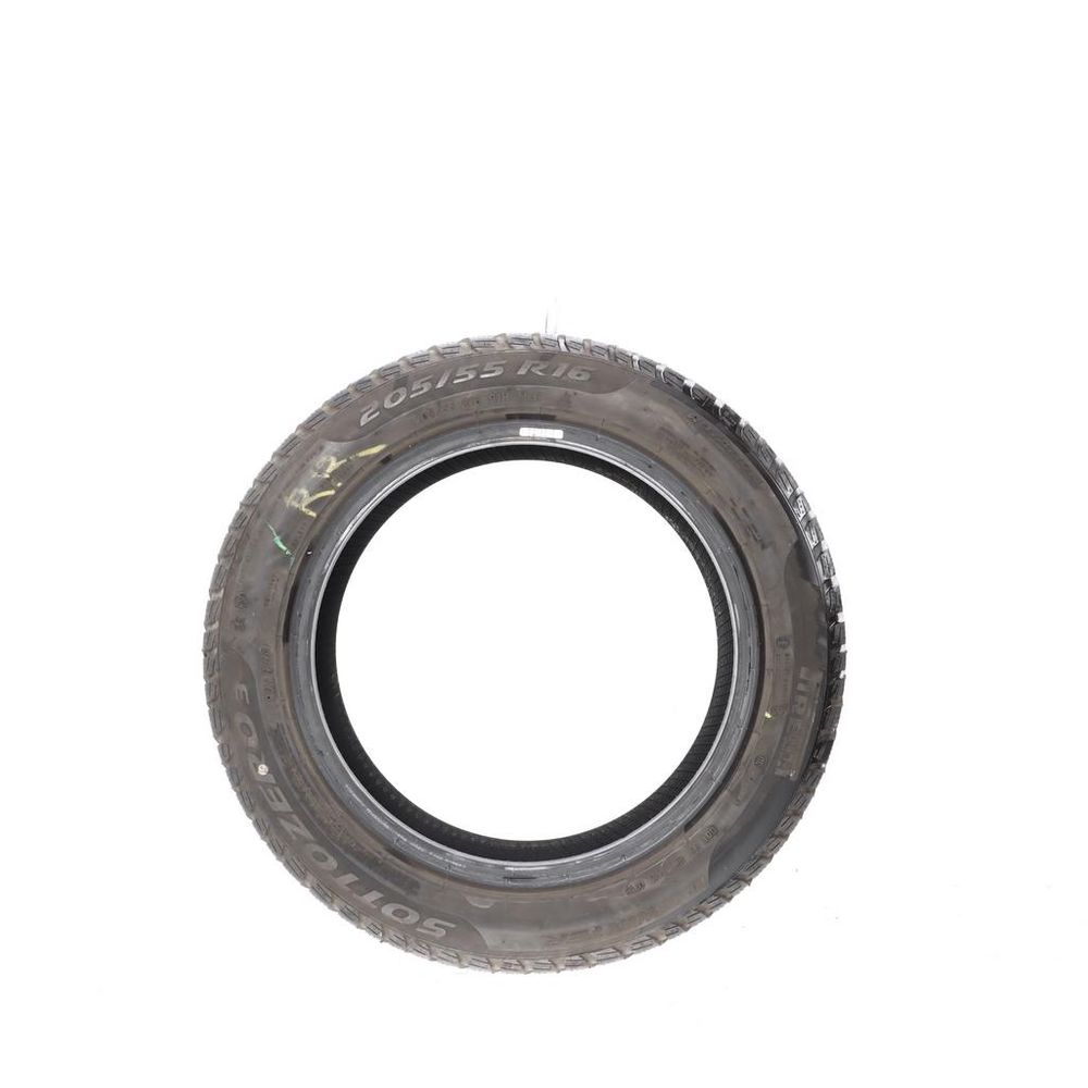 Used 205/55R16 Pirelli Winter Sottozero 3 Run Flat 91H - 5.5/32 - Image 3