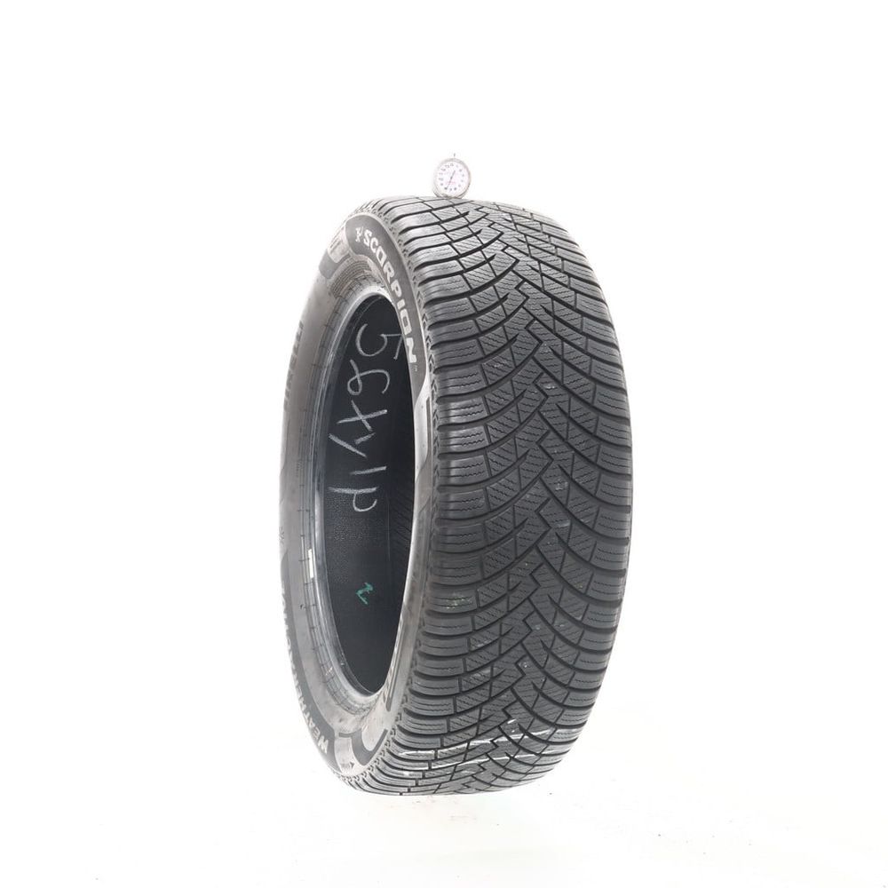 Set of (2) Used 235/55R19 Pirelli Scorpion Weather Active 105V - 7.5-9/32 - Image 1
