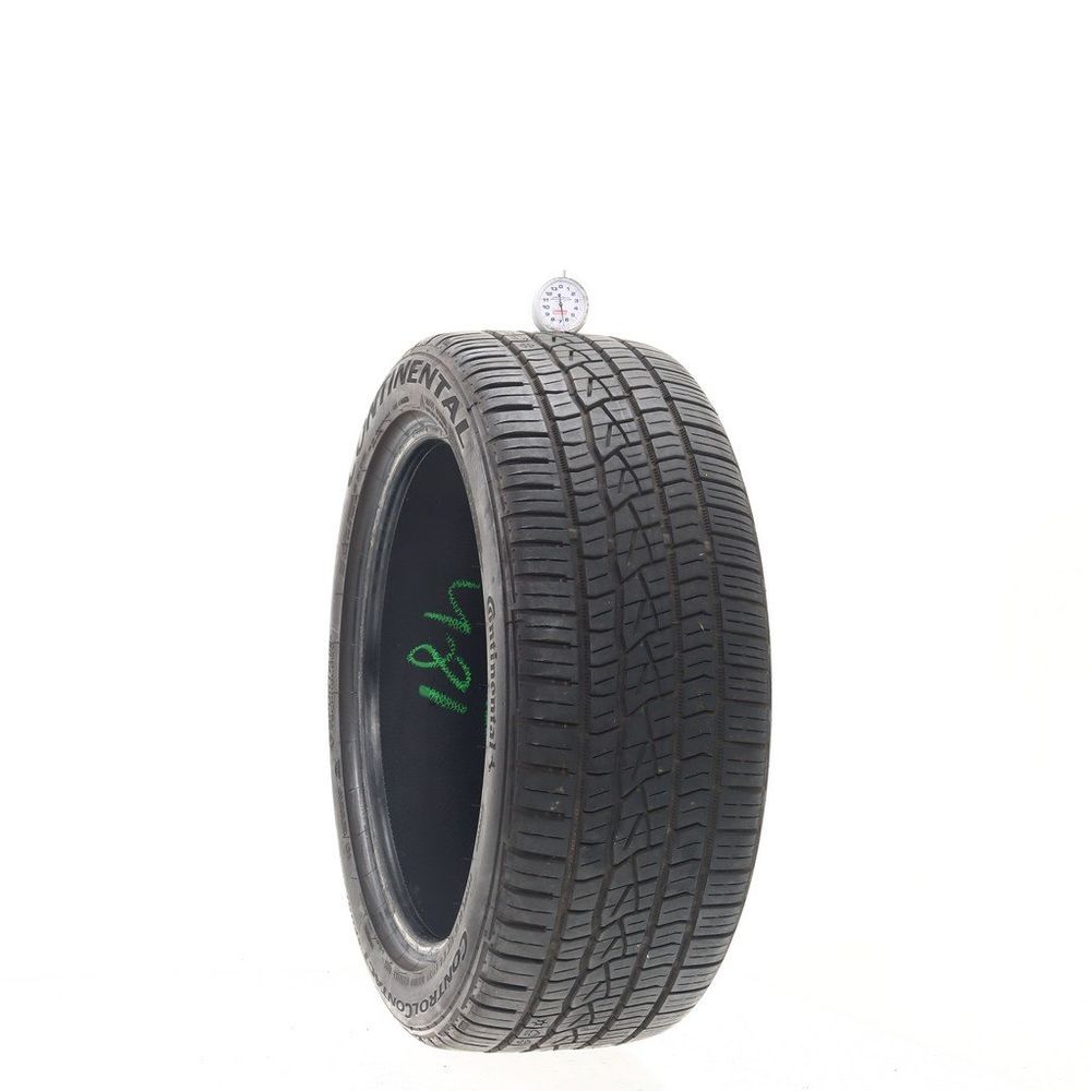 Set of (2) Used 225/45ZR17 Continental ControlContact Sport SRS Plus 91W - 6.5-7.5/32 - Image 1