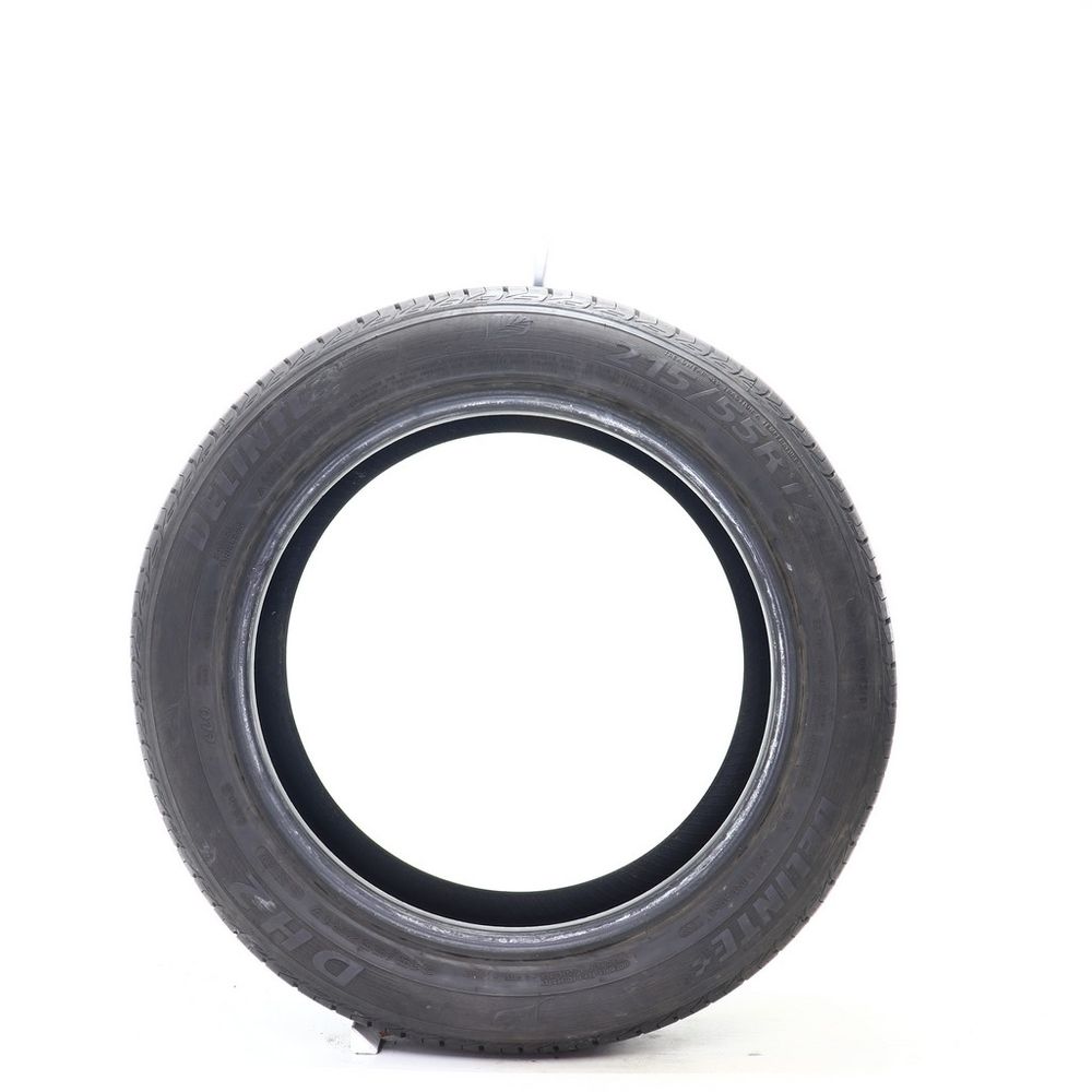 Set of (2) Used 215/55ZR17 Delinte DH2 Eco 98W - 8.5/32 - Image 3