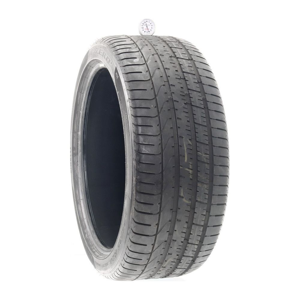 Set of (2) Used 275/35R20 Pirelli P Zero MOE Run Flat 102Y - 6/32 - Image 1