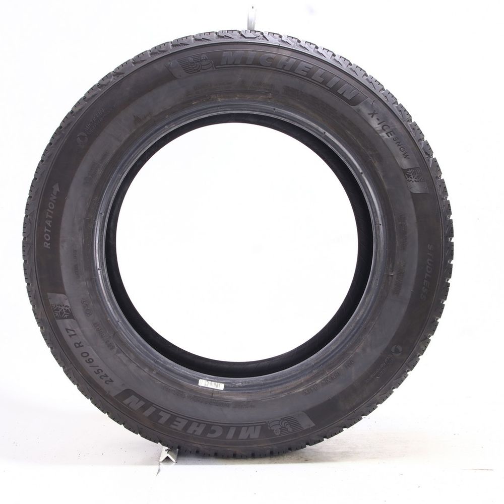 Set of (2) Used 225/60R17 Michelin X-Ice Snow 103T - 8/32 - Image 3