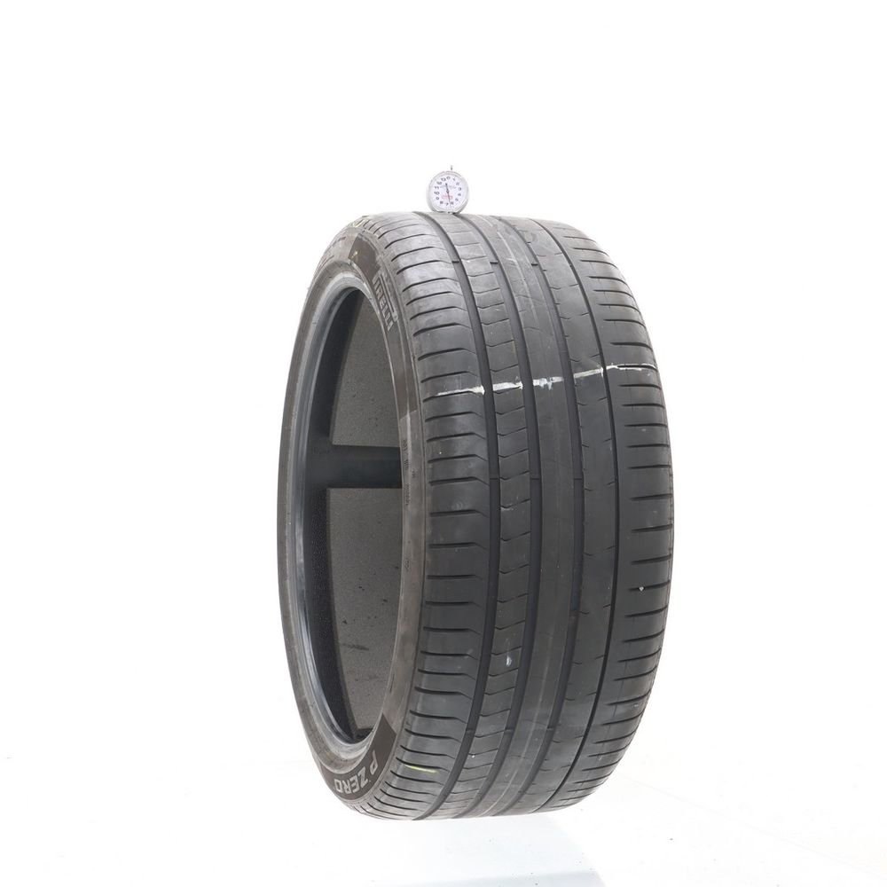 Set of (2) Used 275/35R21 Pirelli P Zero PZ4 T1 Elect PNCS 103W - 6.5-8/32 - Image 1