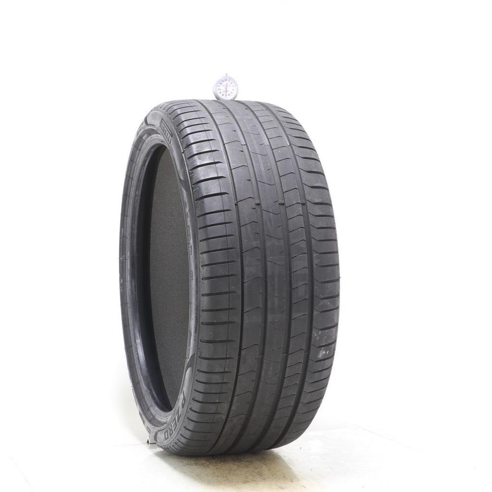 Set of (4) Used 265/35R21 Pirelli P Zero PZ4 LM1 Elect PNCS 103Y - 7-8.5/32 - Image 1