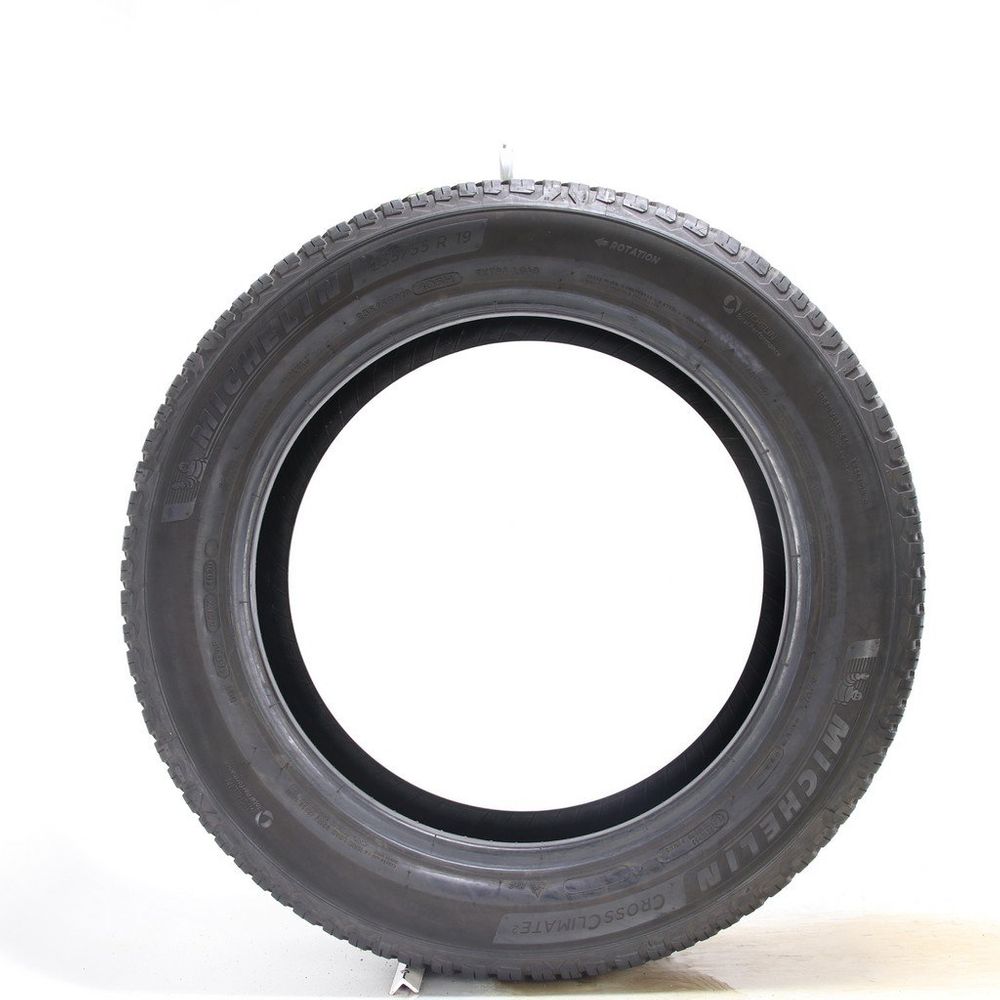 Set of (2) Used 235/55R19 Michelin CrossClimate 2 105H - 7.5-8.5/32 - Image 3