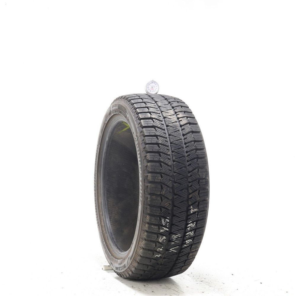 Set of (2) Used 225/45R18 Bridgestone Blizzak WS90 Studless 95H - 10-11/32 - Image 1