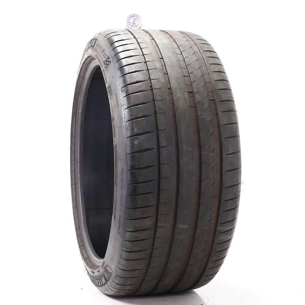 Set of (4) Used 325/35ZR23 Michelin Pilot Sport 4 S MO1 115Y - 7.5-9/32 - Image 1