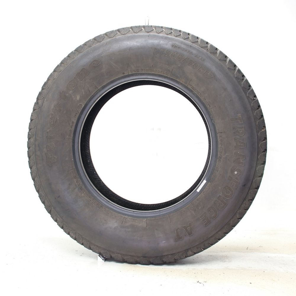 Set of (2) Used LT 265/70R17 Firestone Transforce AT 121/118Q E - 9.5-10.5/32 - Image 3