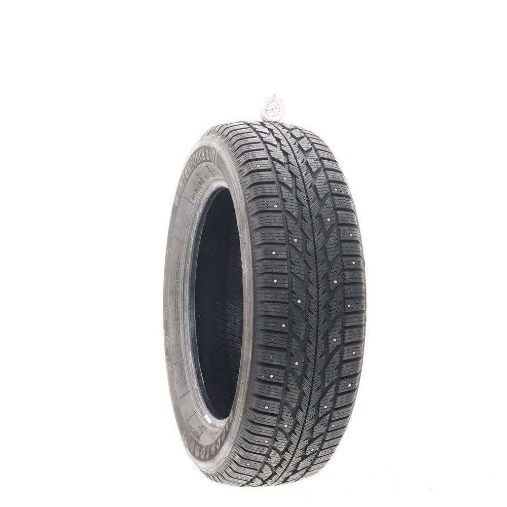 Used 225/60R18 Firestone Winterforce 2 Studded 100S - 9.5/32 - Image 1