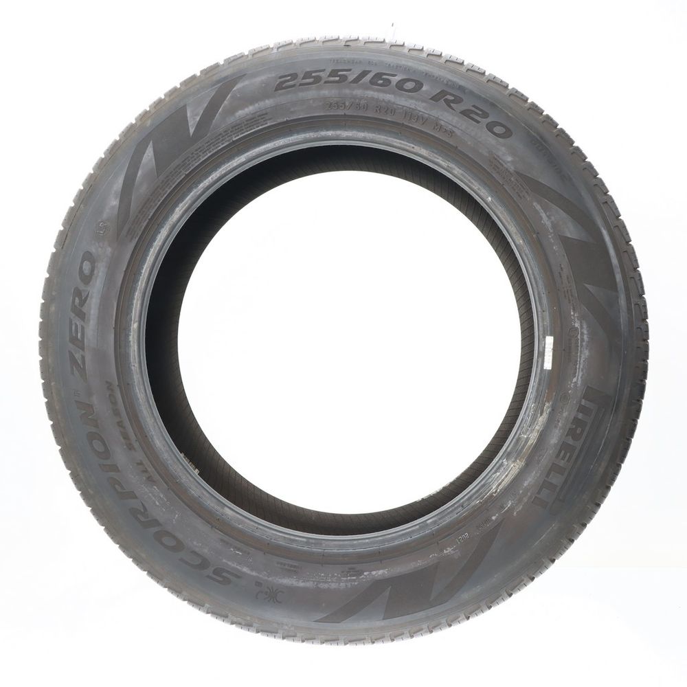 Set of (2) Used 255/60R20 Pirelli Scorpion Zero LR 113V - 5-6.5/32 - Image 6