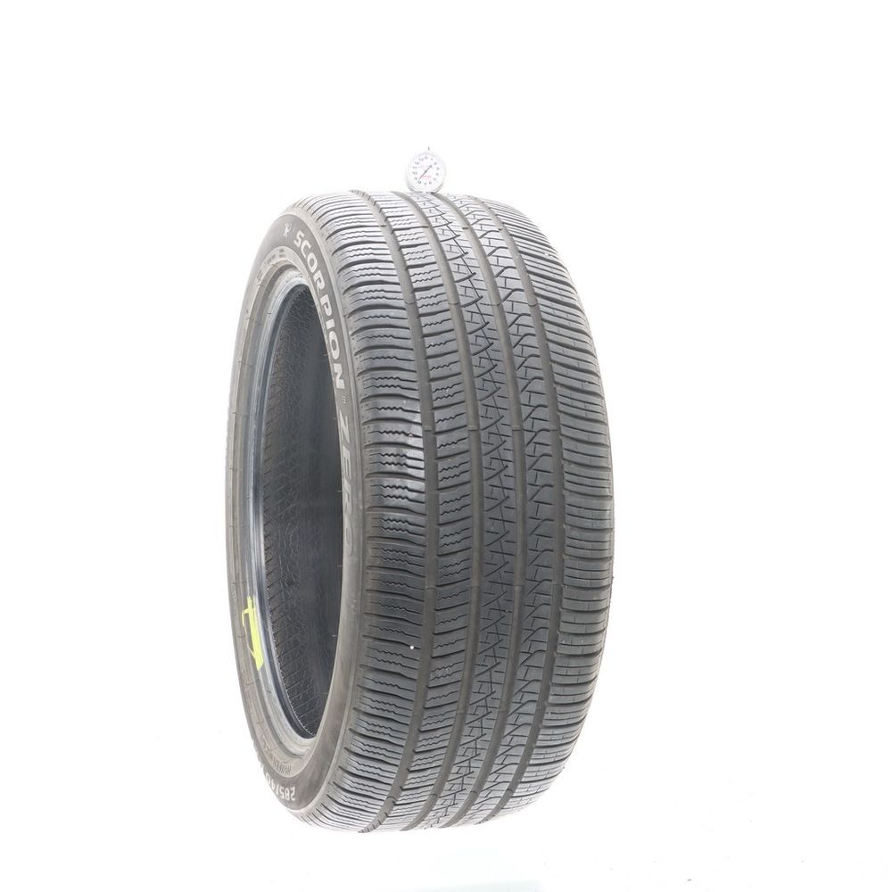 Set of (2) Used 285/40R21 Pirelli Scorpion Zero AO1 109H - 8-9/32 - Image 1